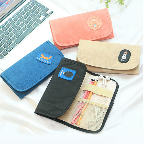 Honana Hn-1030 Travel Cosmetic Storage Bag Electronics Cable Organizer Makeup Bags Pencil Case