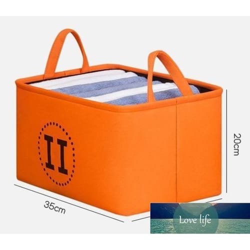 Quality Orange Simple Storage Basket Laundry Basket Foldable Storage Basket Storage Basket Large Size Clothes Basket Toy Basket