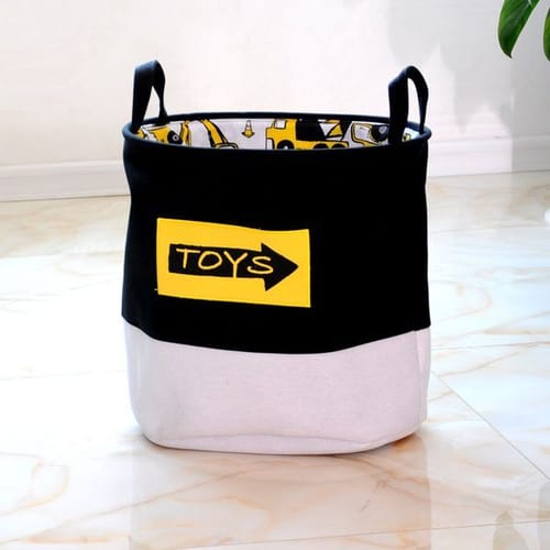 Cute Car Laundry Basket Bag Folding Laundry Basket Large Capacity Clothes Storage Bag Children Toy Storage Bucket Waterproof Lj201204