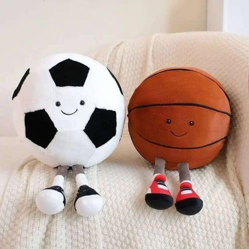 Cm Basketball Plush Toy, Creative Football Doll, Pillow, Pet Ball, Dog And Cat Interactive Toy Xj260105