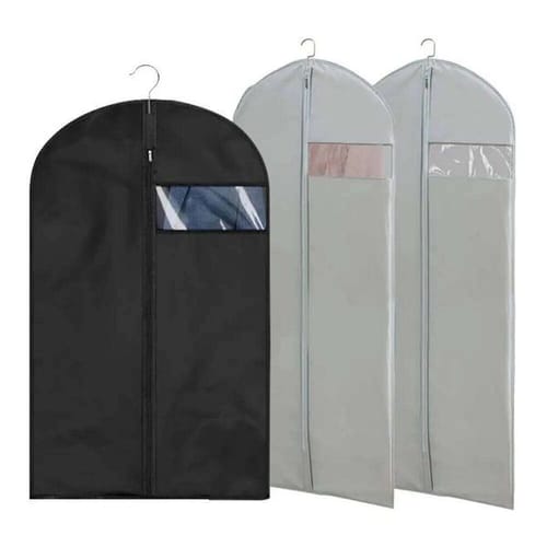 Size: Default - Dustproof Clothing Covers Waterproof Clothes Dust Cover Coat Suit Dress Protector Hanging Garment Bags Closet Organizer 26w0130
