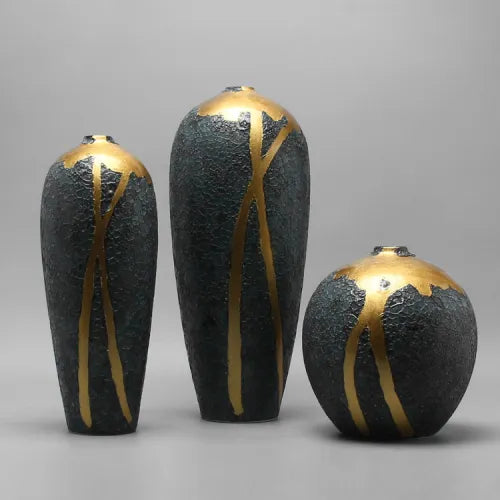 Ceramic Scale Storage Jar Craft Ornament