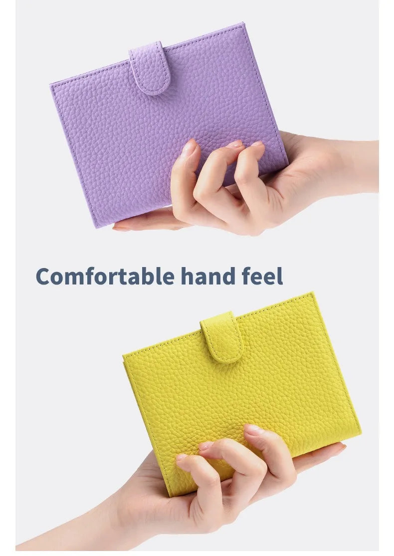 Color: Dark Blue - Genuine Leather Rfid Travel Passport Cover Case Wallet Bag Card Holder Cowhide Coin Purse Document Cover Flight Men Women
