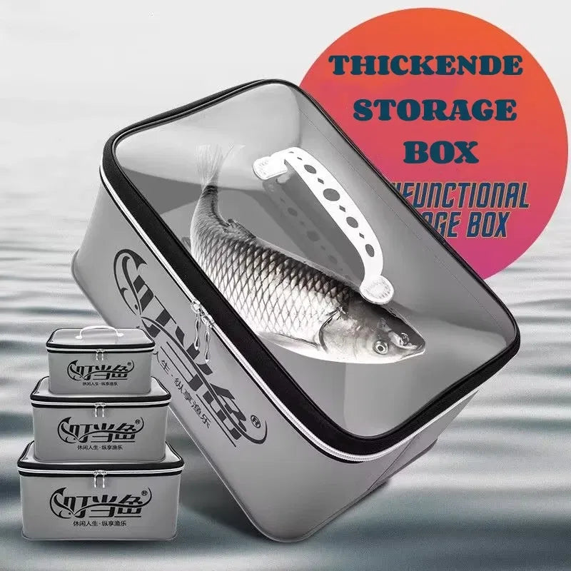 Multifunction Eva Fishing Bag Box Folding Live Fish Bucket 4l 6l 10l 14l Water Container Bags Fishing Tackle Tools Storage Case