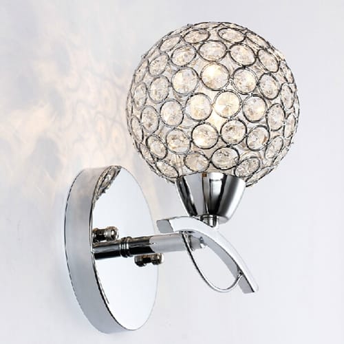Modern Crystal Wall Lamp Fixture For Home Bedroom Living Room Decoration