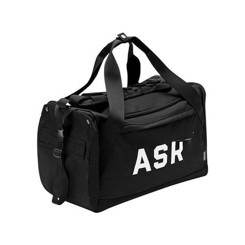 Color: Black - Fitness Outdoor Bags Multi-functional Dry And Wet Separation Waterproof Stuff Sacks Nylon Large-capacity Oxford Cloth Storage Duffel Bag