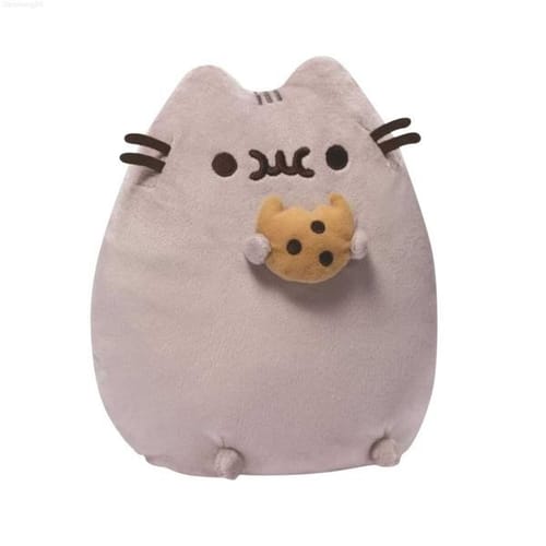Color: White - Stuffed Plush Animals Kawaii Chubby Cat Cute Cartoon Fat Kitten Plush Stuffed Toys Soft Pillow Cookie Cat Animal Dolls Cuddly Decor Children Gifts L230707