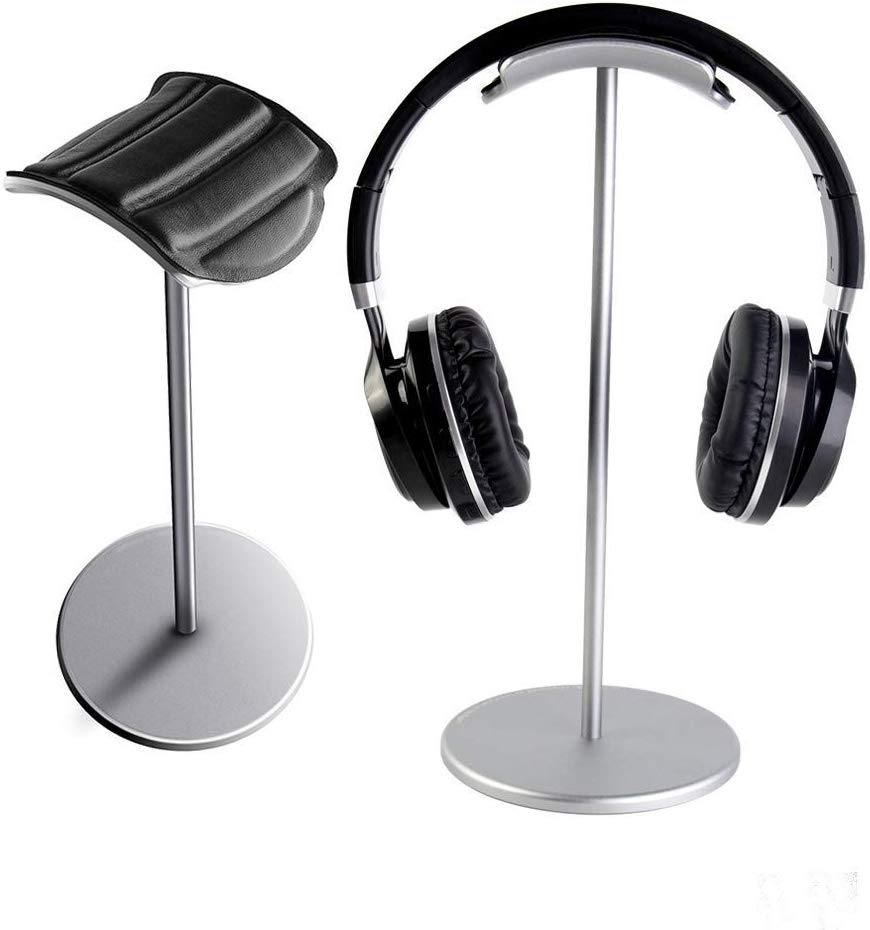 Headset metal earphone stand