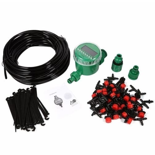 Automatic Lcd Water Timer With 25m Diy Dripping Tools Set Garden Irrigator Smart Irrigation Controller Watering System Kits T200530