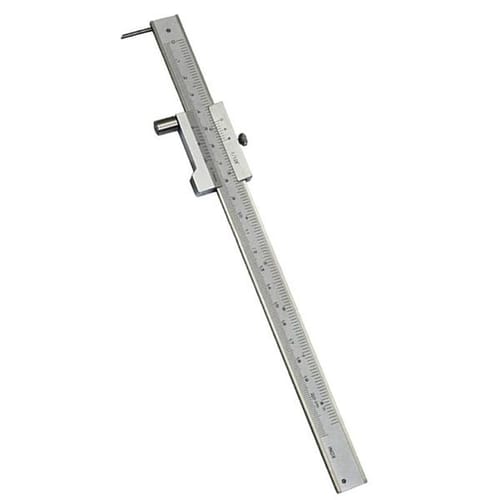 0-200mm Marking Vernier Caliper With Carbide Scriber Needle Parallel Gauging Ruler Measuring Instrument Tool Hx6c 210810
