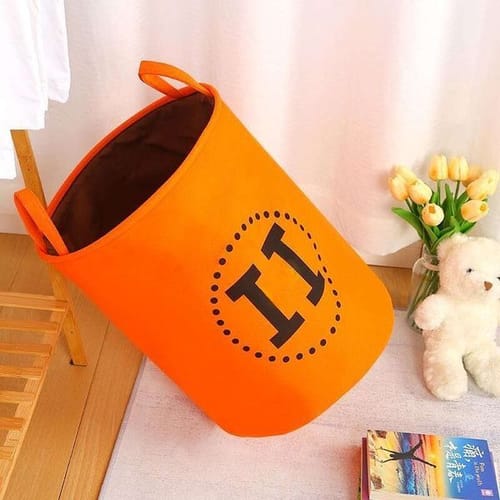 Round Bucket Open Dirty Laundry Basket Toy Bin Miscellaneous Storage Bin