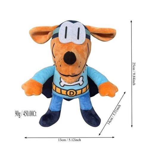 25cm New Dog Man Doll Dogman Plush Soft Stuffed Cartoon Animals Toys Gifts For Children Kids Xmas Birthday Toys Y260128