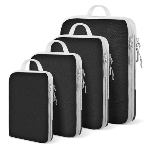 Compression For Travel, Luggage Packing Bag Compressible Expandable Organizer Cubes For Carry On Travel 26w0205