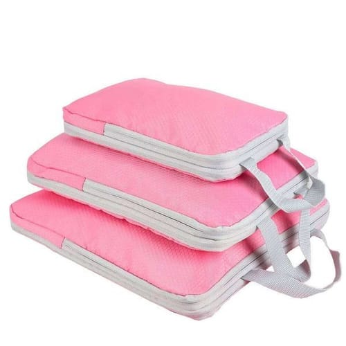 Compression Packing Cubes For Carry On Travel Luggage Organizer Large Capacity Suitcase Set Waterproof Storage Bags 26y0206