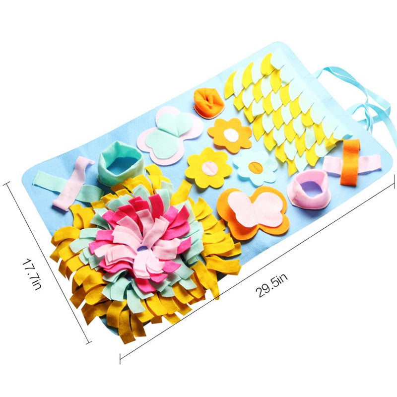 Style: A - Dog Toy Sniffing Pad Pet Educational Supplies Sniffing Pad