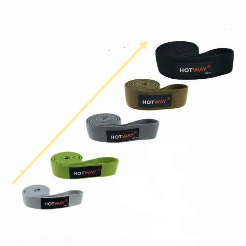 Quantity: 5set, Color: Black - Long Knitted Fitness Resistance Band Yoga Tension Band Sports Elastic Band