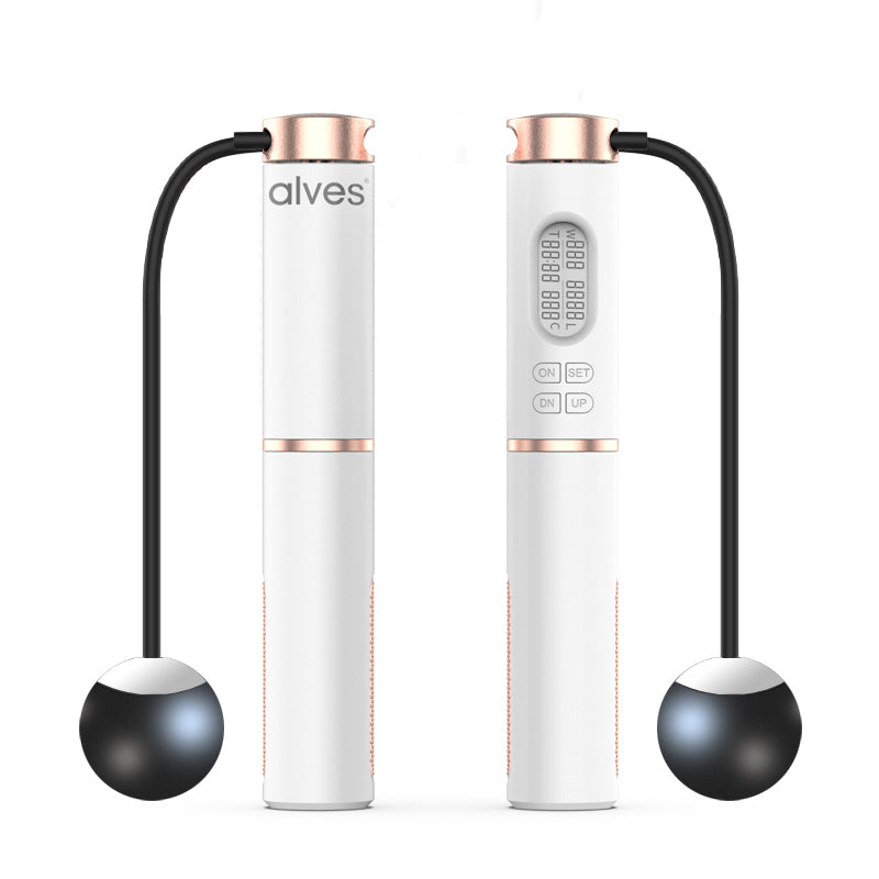 Color: A - Jump Rope Fitness Smart Counting Cordless Fat Burning Slimming Professional Rope