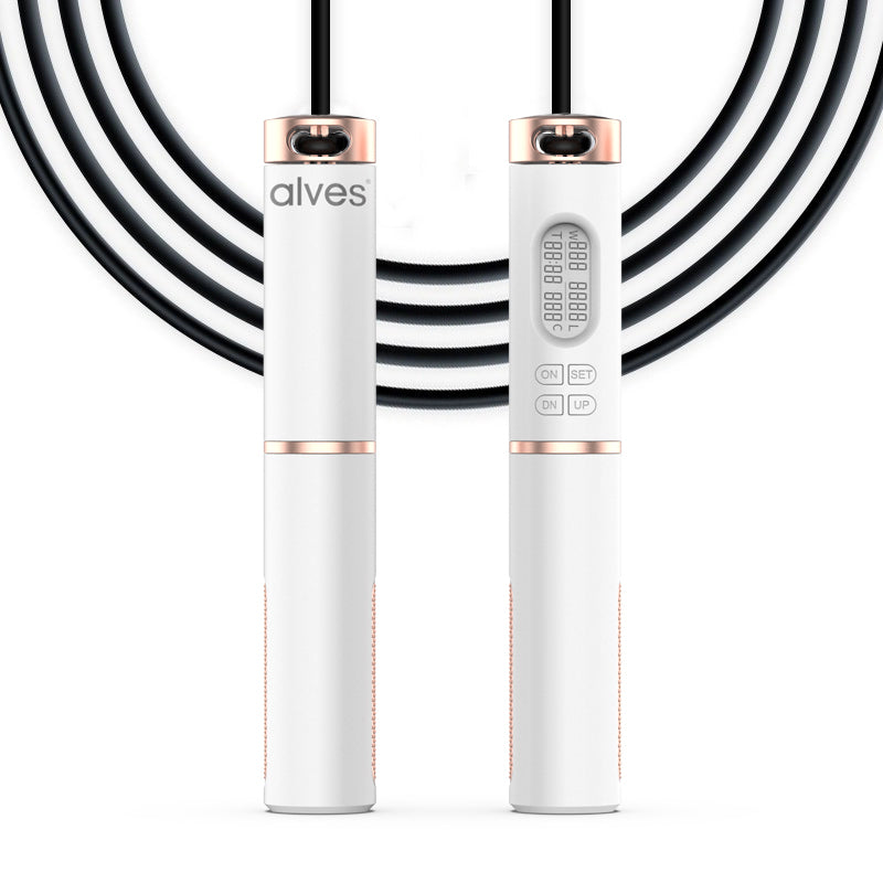 Color: A - Jump Rope Fitness Smart Counting Cordless Fat Burning Slimming Professional Rope