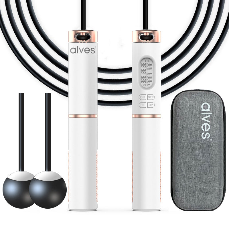 Color: A - Jump Rope Fitness Smart Counting Cordless Fat Burning Slimming Professional Rope