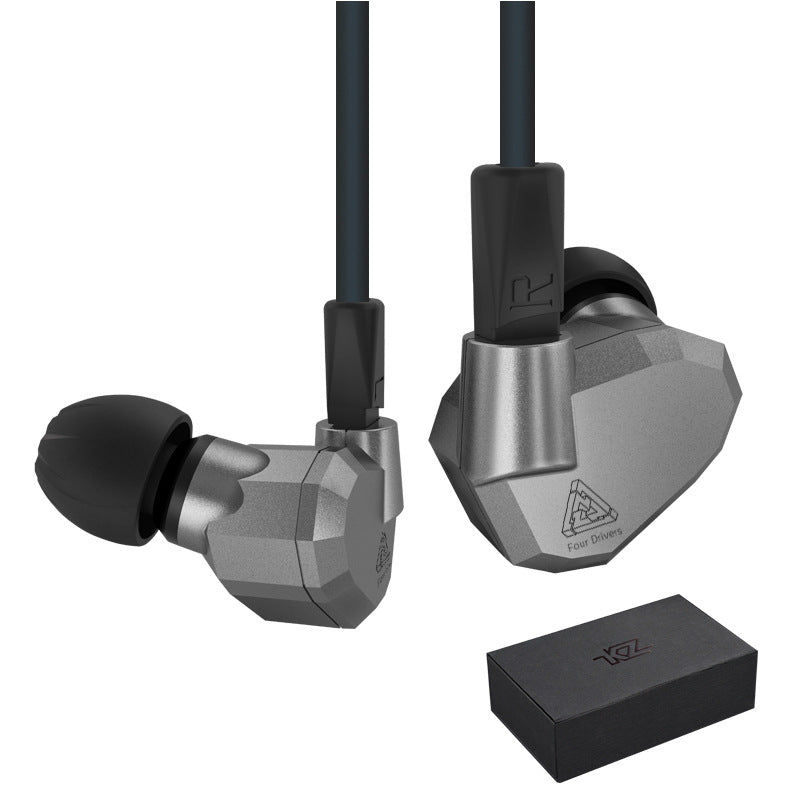 Color: Blue, Style: Standard Big Box - In-ear Headphones With Microphone