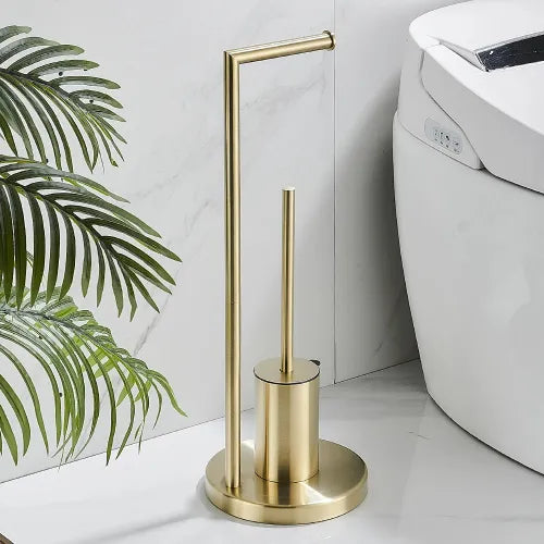 Toilet Toilet Paper Holder Floor-standing Bathroom Toilet Brush Storage Rack