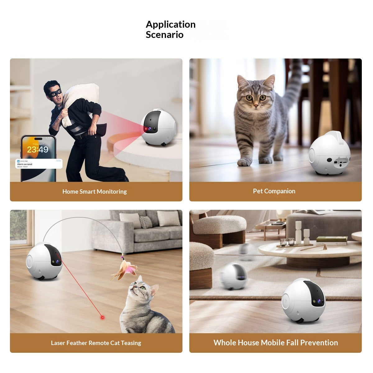 Specifications: Wifi, Power Supply: Eu - Pet Ai Smart Interactive Toy And Tumbler Monitor