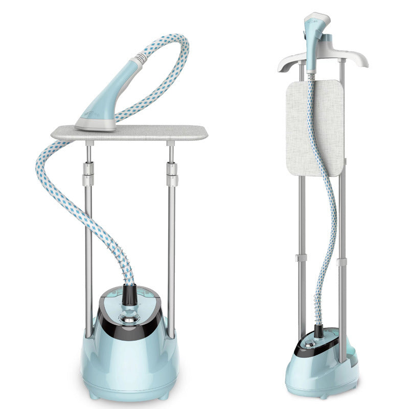 Color: Lt X7 Cardamom Green High End, Power Supply: European Standard - Hanging Ironing Machine Household Single Rod Vertical Belt Ironing Board