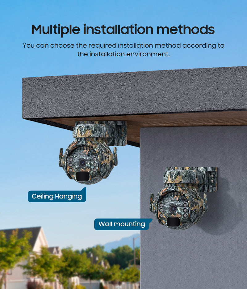 Specifications: Q51b4g Us Edition, Network Supply Mode: Wifi4g-3 Million, Pixel: - Solar Camera Outdoor Camouflage Animal Detection