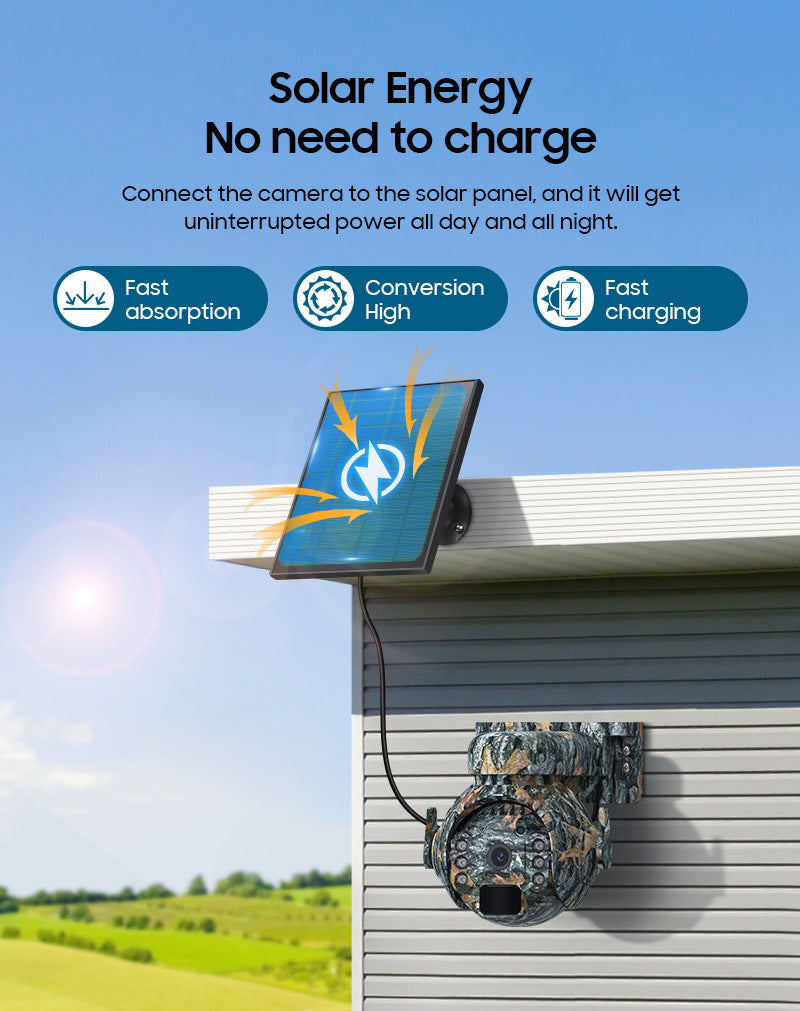 Specifications: Q51b4g Us Edition, Network Supply Mode: Wifi4g-3 Million, Pixel: - Solar Camera Outdoor Camouflage Animal Detection