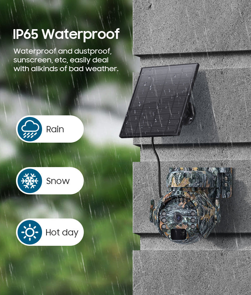Specifications: Q51b4g Us Edition, Network Supply Mode: Wifi4g-3 Million, Pixel: - Solar Camera Outdoor Camouflage Animal Detection