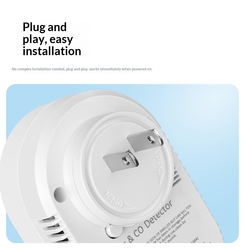Specifications: 01 Model, Power Supply: Uk - Carbon Monoxide Detector For Home And Rv Four-in-onemeasures Temperature Humidity And Gas