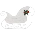 Reindeer & Sleigh Christmas Decoration 60 Leds Outdoor White
