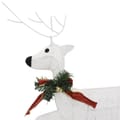 Reindeer & Sleigh Christmas Decoration 60 Leds Outdoor White