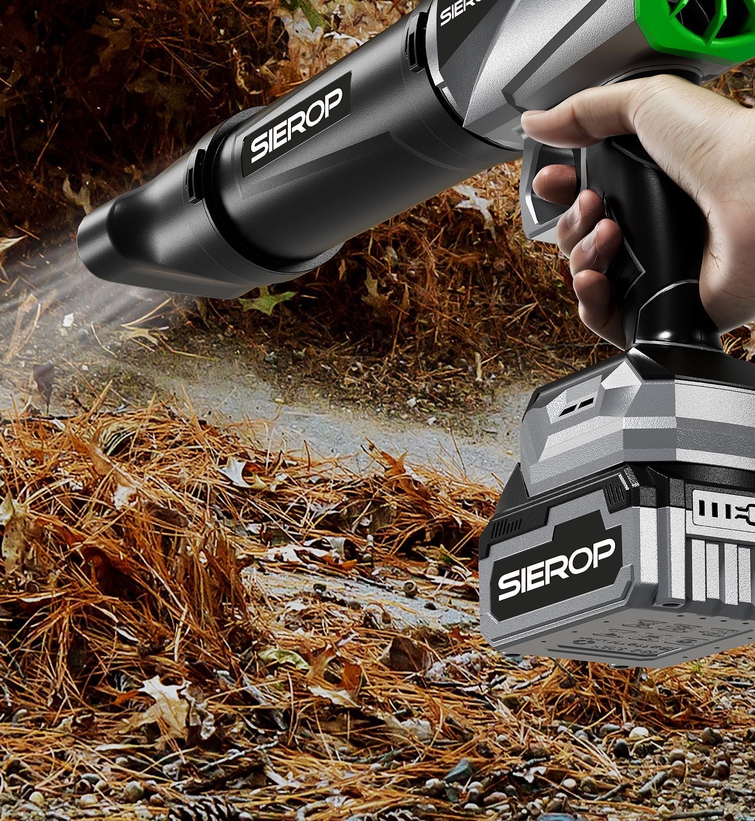 Model: 10 Batteries 1 Charger, Power Supply: Us-with Ductwork, Please Input: - Brushless Lithium-ion High-power Blower Fan For Household Dust Removal