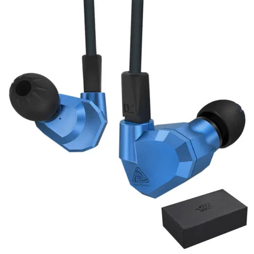 Color: Blue, Style: Standard Big Box - In-ear Headphones With Microphone