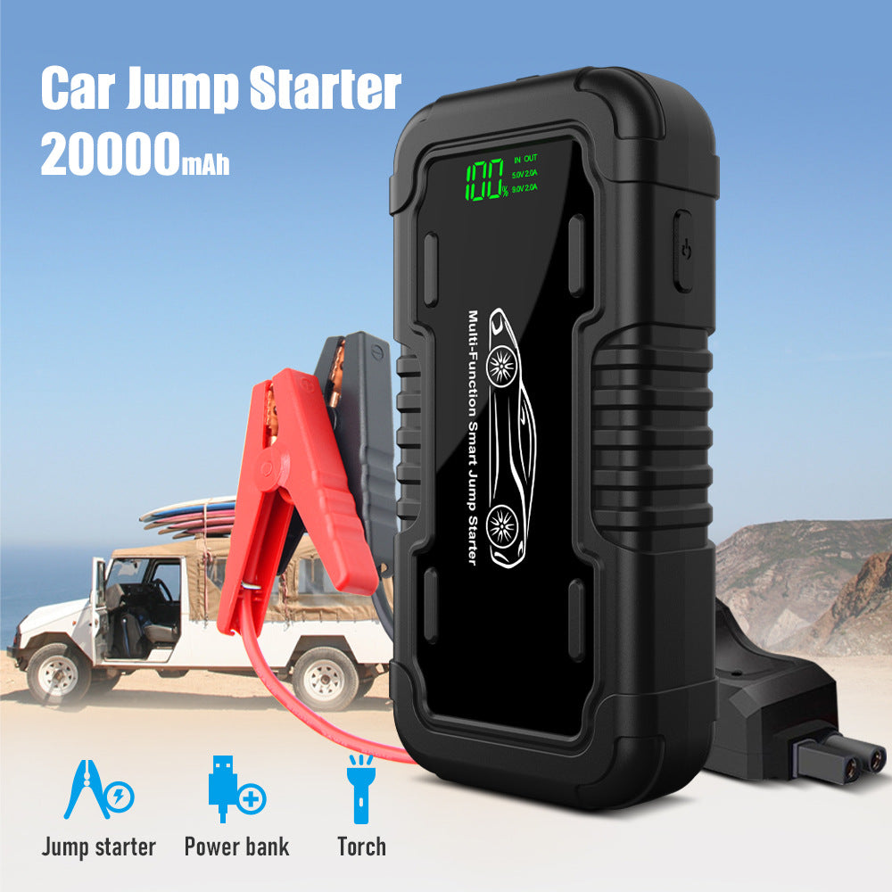 Specifications: Smart Electric Clamp Bottles, Capacity: 20000mah - Car 20000mah Emergency Start Power Supply With Led Lighting