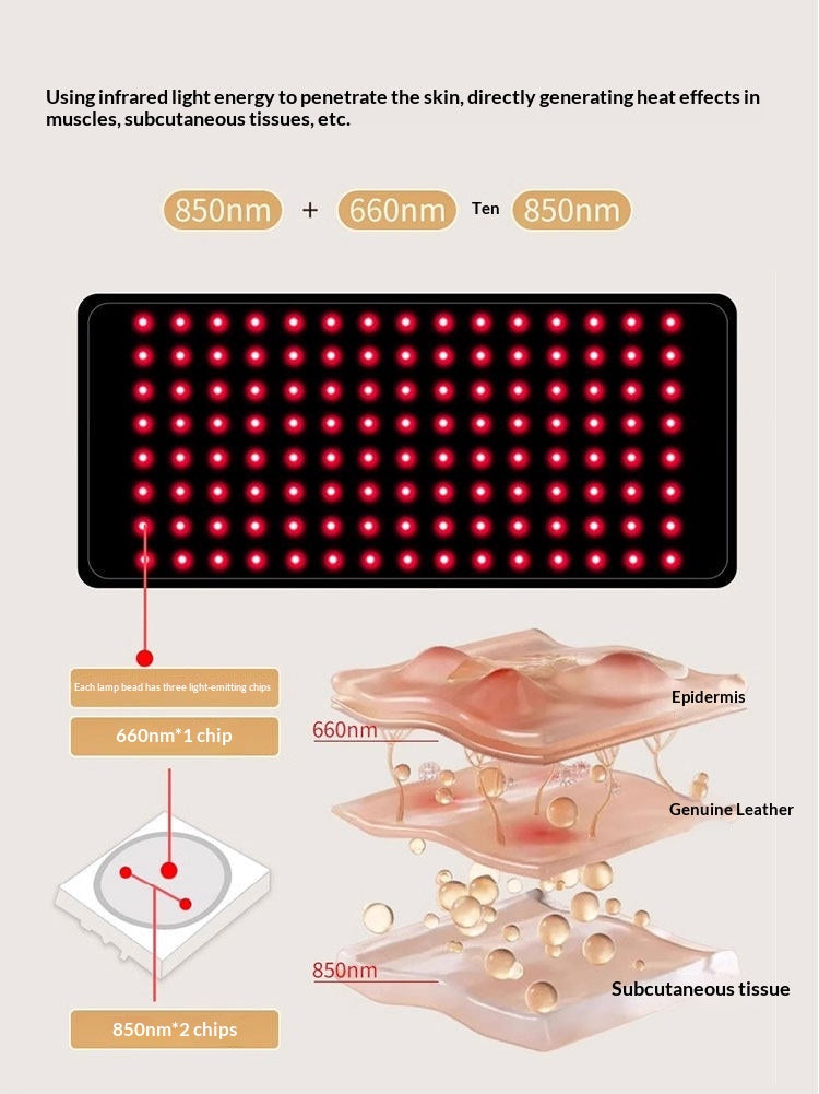 Power Supply: Au, Size: Small - Full-body Infrared Therapy Blanket For Pets Red Light Lumbar Belt For Senior Dogs And Cats