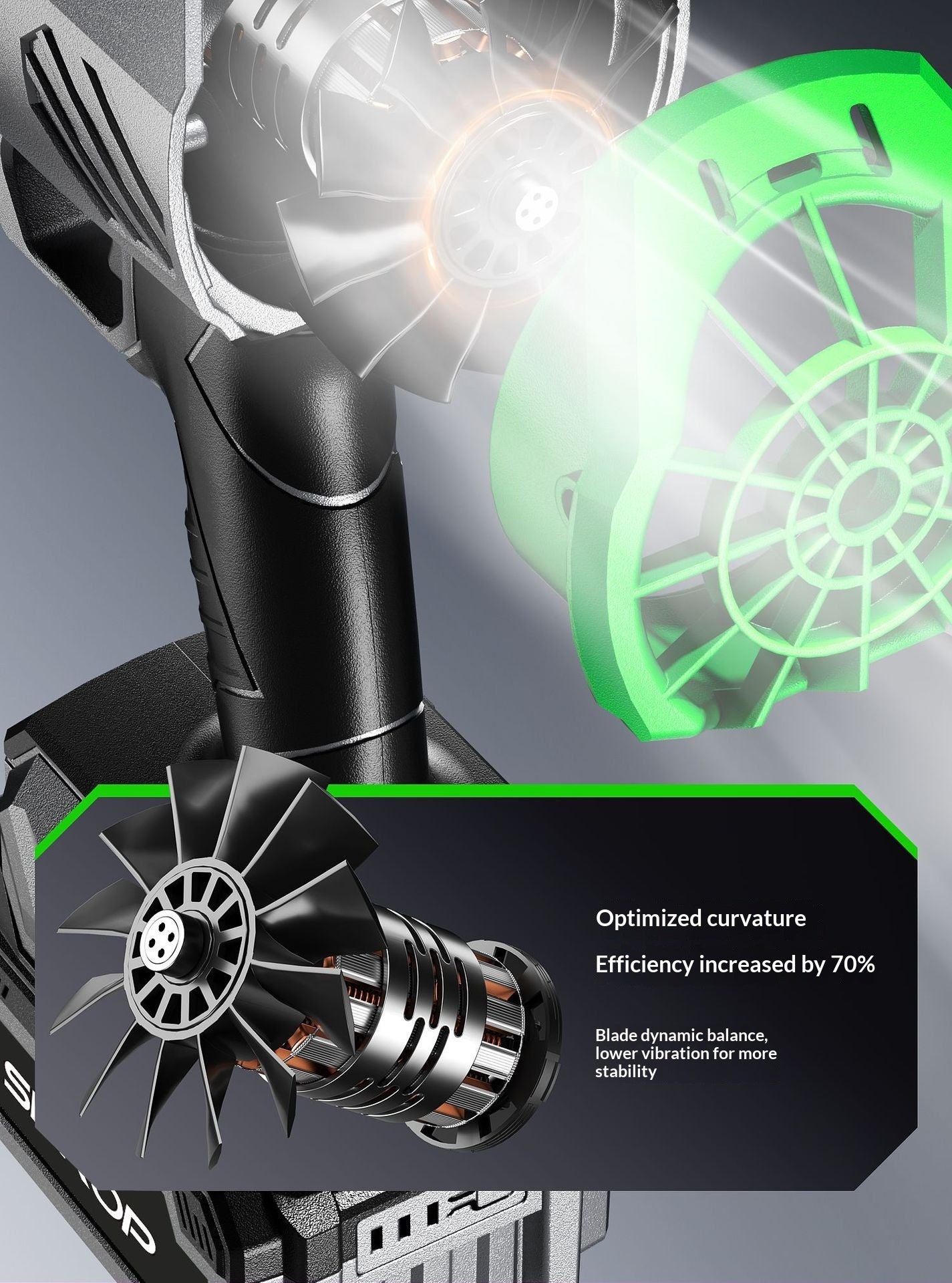 Model: 15 Batteries 1 Charger, Power Supply: Us-with Ductwork, Please Input: - Brushless Lithium-ion High-power Blower Fan For Household Dust Removal
