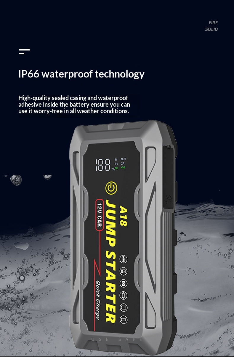 A18 Waterproof Car Emergency Start Power Supply