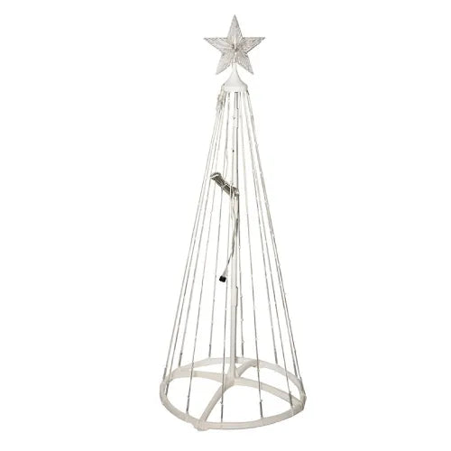 Specifications: 330 Lights, Power Supply: Eu - Rgb Color-changing Conical Remote-controlled App-powered Indooroutdoor Tree Lights