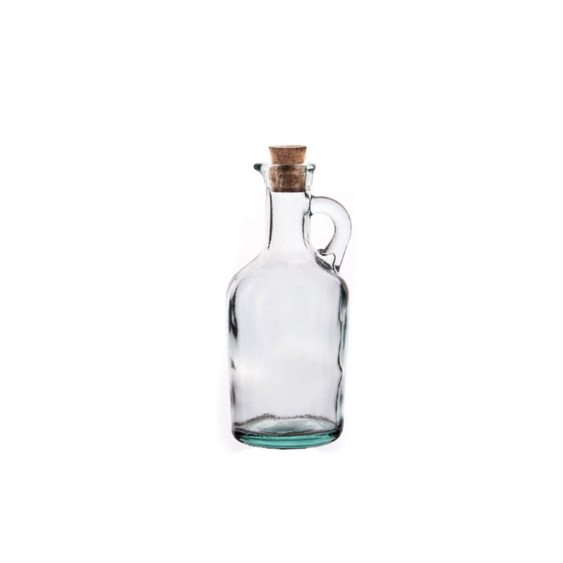 Style: Letter Large Oil Can - Thickened Glass Oil Can, Cork Sealing Tape, Seasoning Pot, Kitchen Storage Soy Sauce Bottle