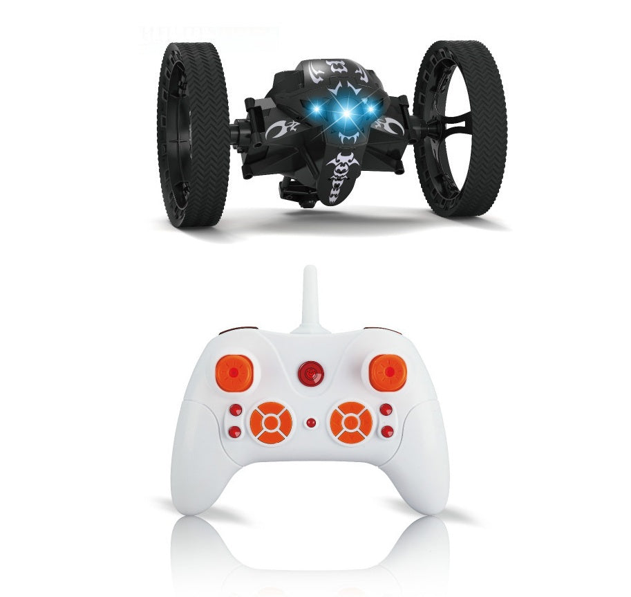 Color: Black White, Specification: Wifi - 805 Rc Bounce Car Rc Jump Car Remote Control Stunt Car Watch Control 360?° Rotation 27.6 Inches Bouncing 2wd 2.4ghz Rc Car Toys