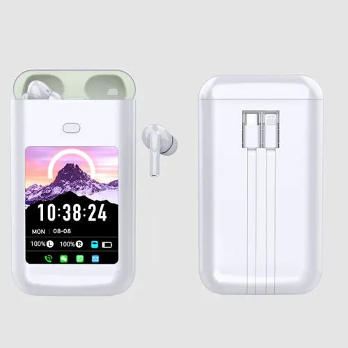 Se-two Bluetooth Touch-control Noise-canceling Transparency Mode Headphones With Display