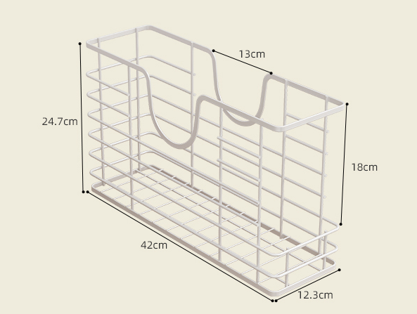Style: Stackable Storage Rack - Kitchenware Sundries Box Sorting Basket Artifact