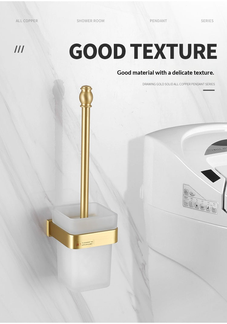 Size: Tissue Holder - Brushed Brass Solid Towel Rack Shelf