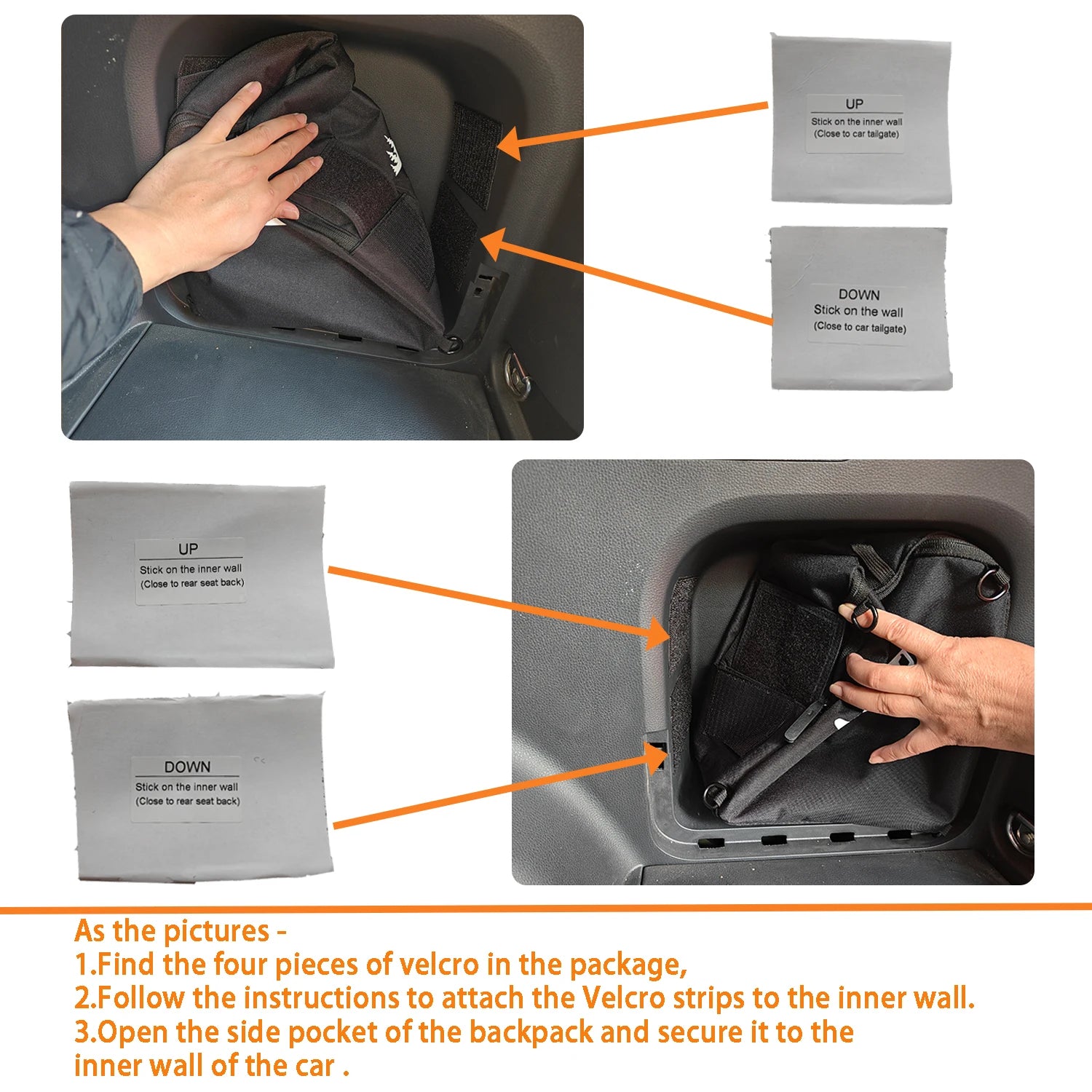 Trunk Organizer Multifunction Backpack, Trunk Cubby Storage Bag For Toyota Rav4 2025 2024 2023 2022 2021 2020 2019