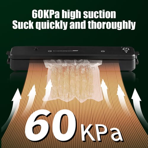 Household Vacuum Sealing Machine With 10pcs Seal Bags Automatic Air Sealing System For Food Storage Preservation Eu Plug