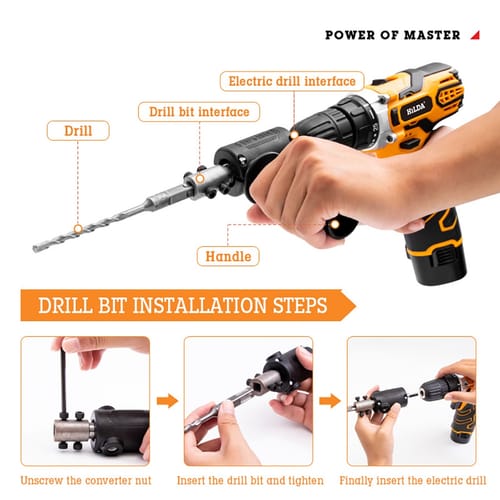Electric Drill Conversion Accessory Modified To Impact Drill Metal Plastic Conversion Tool