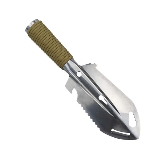 Trowel Garden Tool Stainless Steel Serrated Hand Shovel For Effortless Digging Weed Control Precise Bulb Planting B