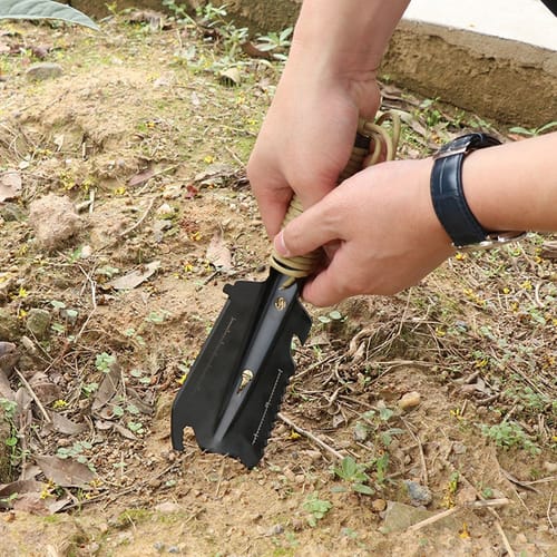 Trowel Garden Tool Stainless Steel Serrated Hand Shovel For Effortless Digging Weed Control Precise Bulb Planting B
